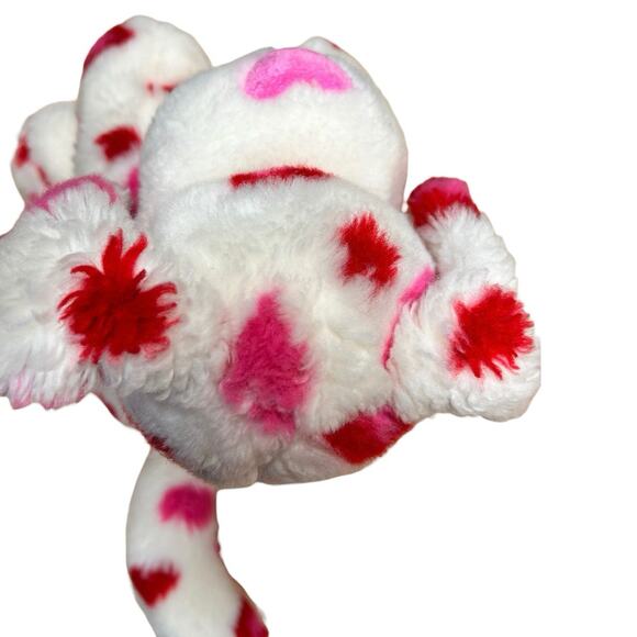 Build A Bear Hearts For You Puppy Dog Red, Pink and White No Tush Tag - Picture 7 of 10